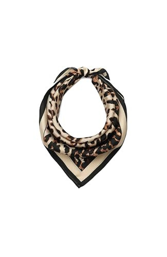 Kate Spade Women's Downtown Leopard Silk Bandana, Stylish Fashion Accessory for Everyday Styling | Amazon (US)