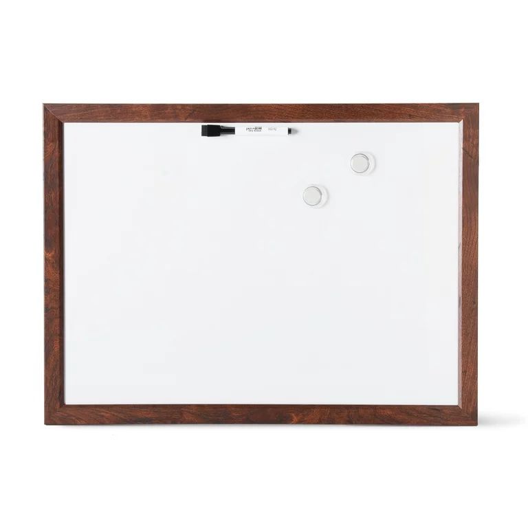 Pen+Gear Magnetic Dry Erase Board, White Boards 17" x 23", Wooden Frame | Walmart (US)