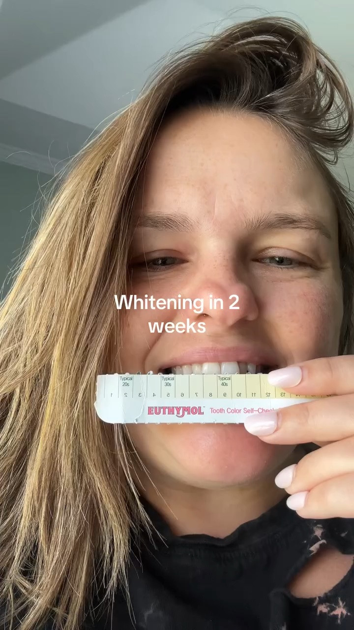 The flavor is definitely different than your typical mint toothpaste, but now I actually look forward to brushing my teeth. Plus, can we talk about how cute it looks on the bathroom counter? 💗✨ #Euthymol #WhiteningToothpaste #OralCareFavorites #KBeautyFinds #dealsforyoudays