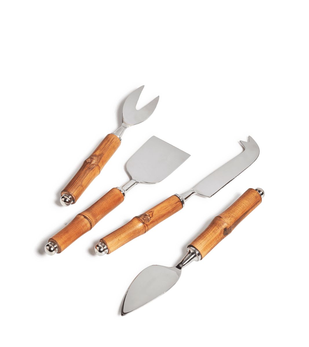 Set of Meishan Cheese Knives - Natural | OKA US