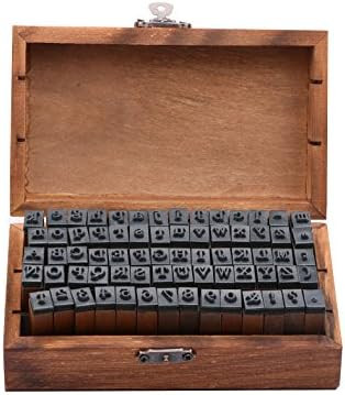 Rubber Stamp Letters Alphabets, Dedoot 70 pcs Alphabet Mini Stamps for Pottery Vintage Wooden Num... | Amazon (US)