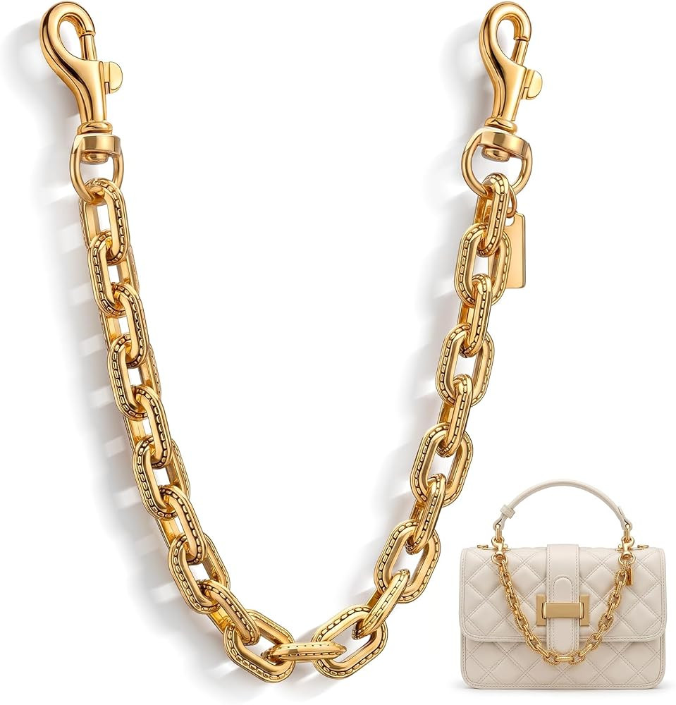 Muitcdo Gold Bag Charms for Tote Handbags, Cute Purse Extender Chain, Vintage Bag Accessories for... | Amazon (US)