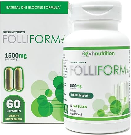 Folliform DHT Blocker for Men and Women | Natural Hair Regrowth Treatment | Amazon (US)