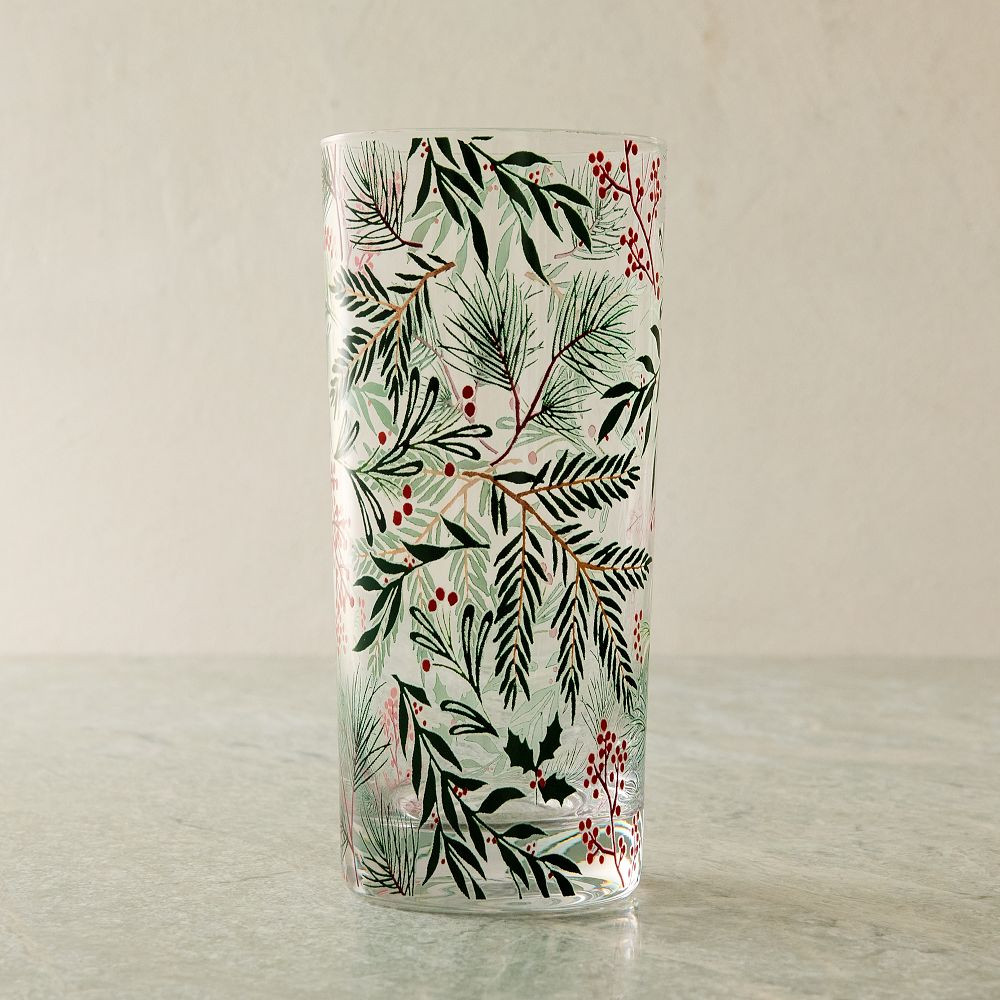 Tannenbaum Winter Berries Glass Tumbler Sets | West Elm (US)