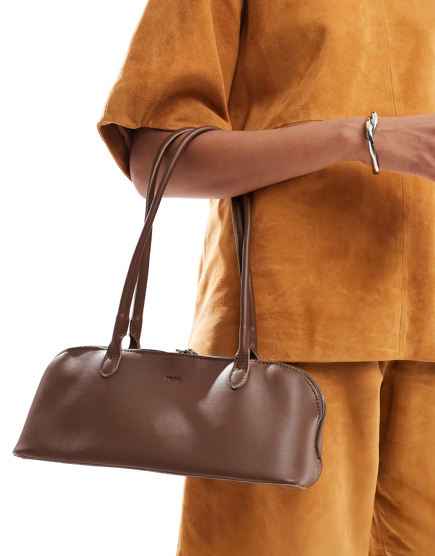 PASQ shoulder bag in cocoa brown | ASOS (Global)