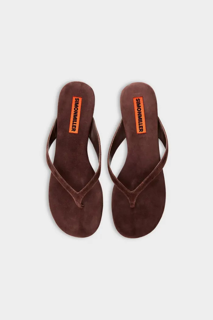 SIMONMILLER Suede Riviera Thong Sandal | Nordstrom | Nordstrom