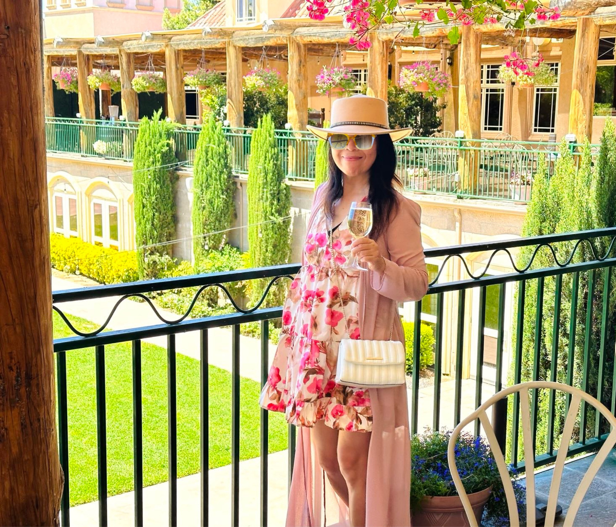 A floral dress sets a romantic mood when traveling. 

#LTKxAnthro #LTKtravel #LTKFind