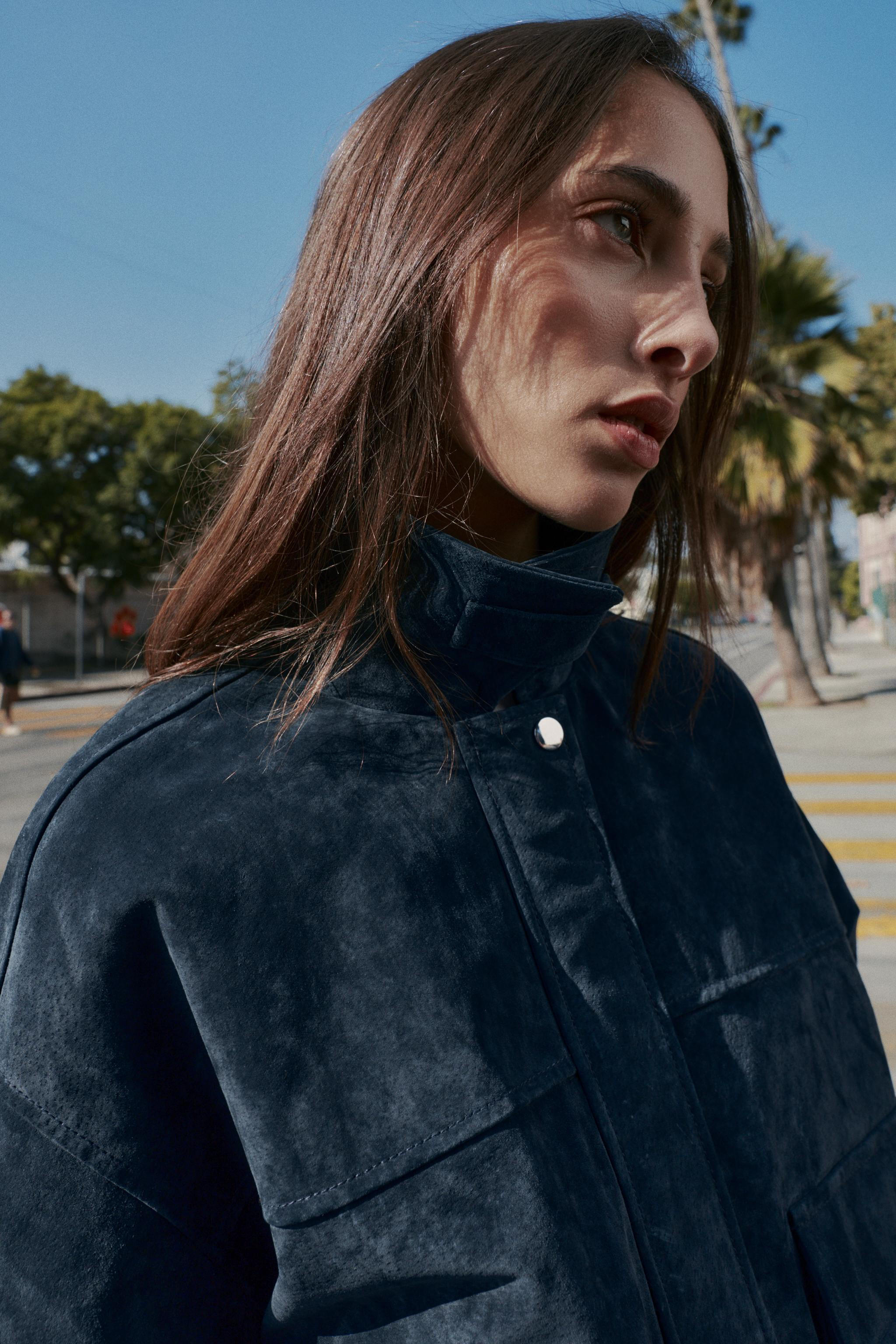 100% LEATHER BOMBER JACKET | Zara US