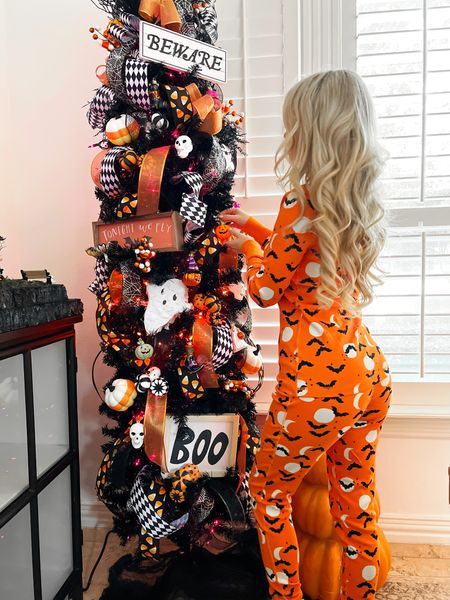 Halloween pajamas. Halloween tree. Halloween decor  

#LTKhome #LTKfamily #LTKHalloween