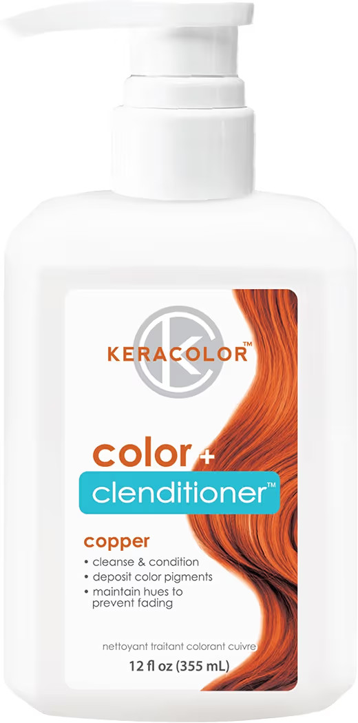 Keracolor Color + Clenditioner 3-in-1 Color-Depositing Conditioner, Gently Cleanses & Conditions,... | Amazon (US)