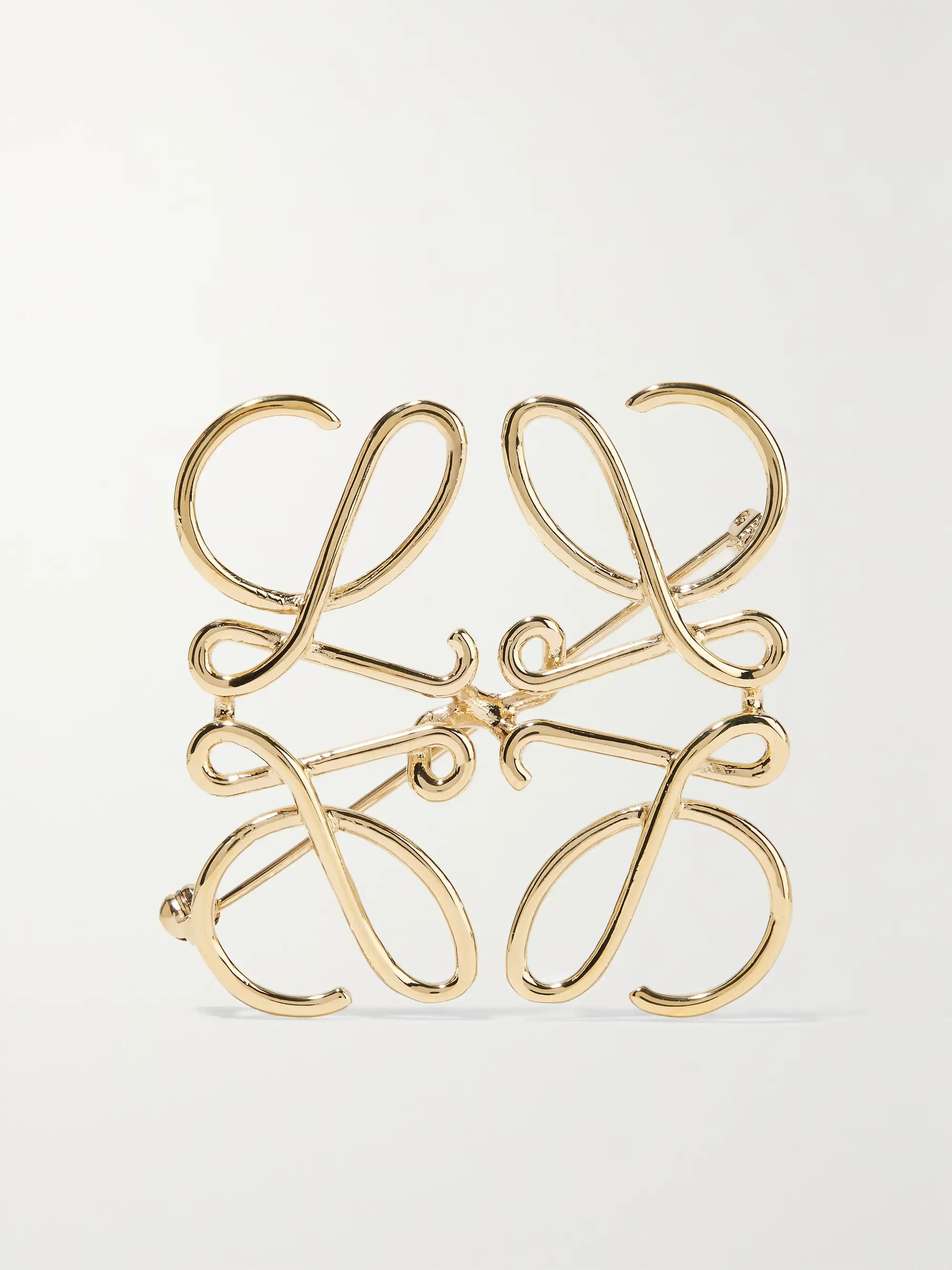 Gold-tone brooch | NET-A-PORTER (US)