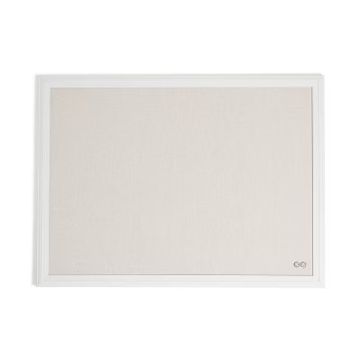 U Brands 17"x23" Thin Décor Linen Bulletin White | Target