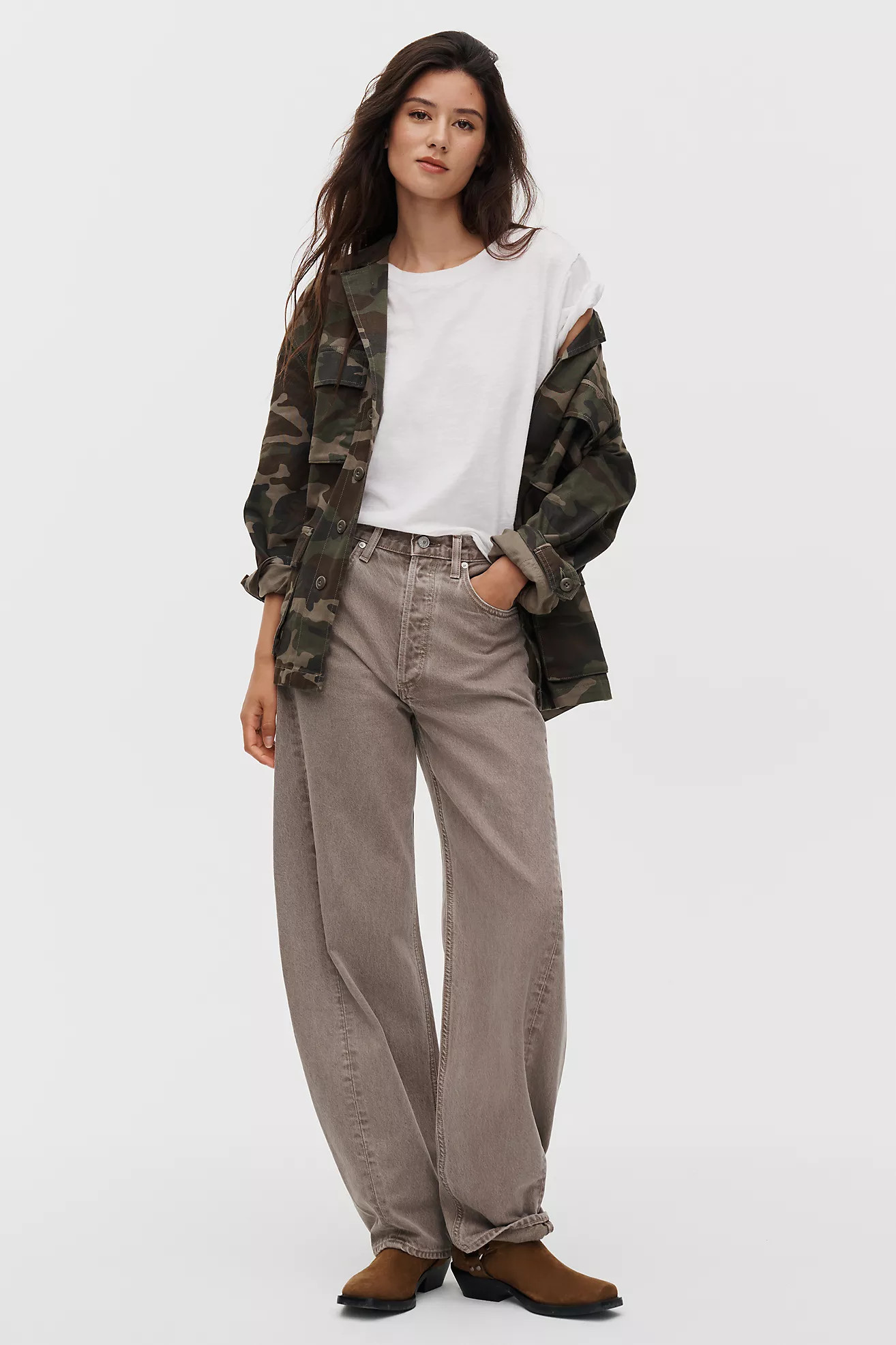 Sanctuary Cotton Camo Utility Jacket | Anthropologie (US)