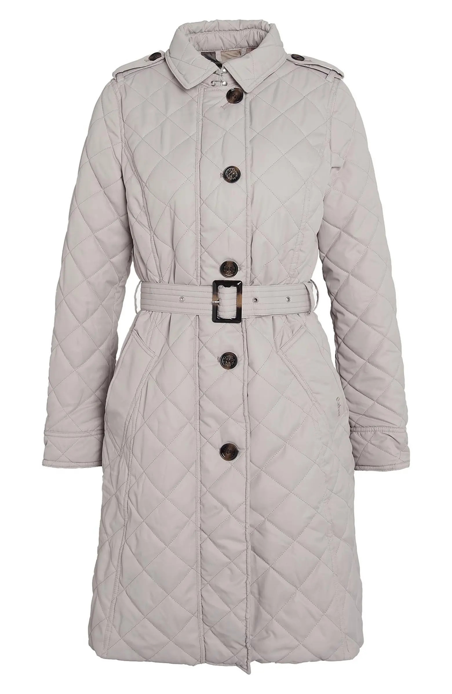Rosalind Quilted Belted Trench Coat | Nordstrom