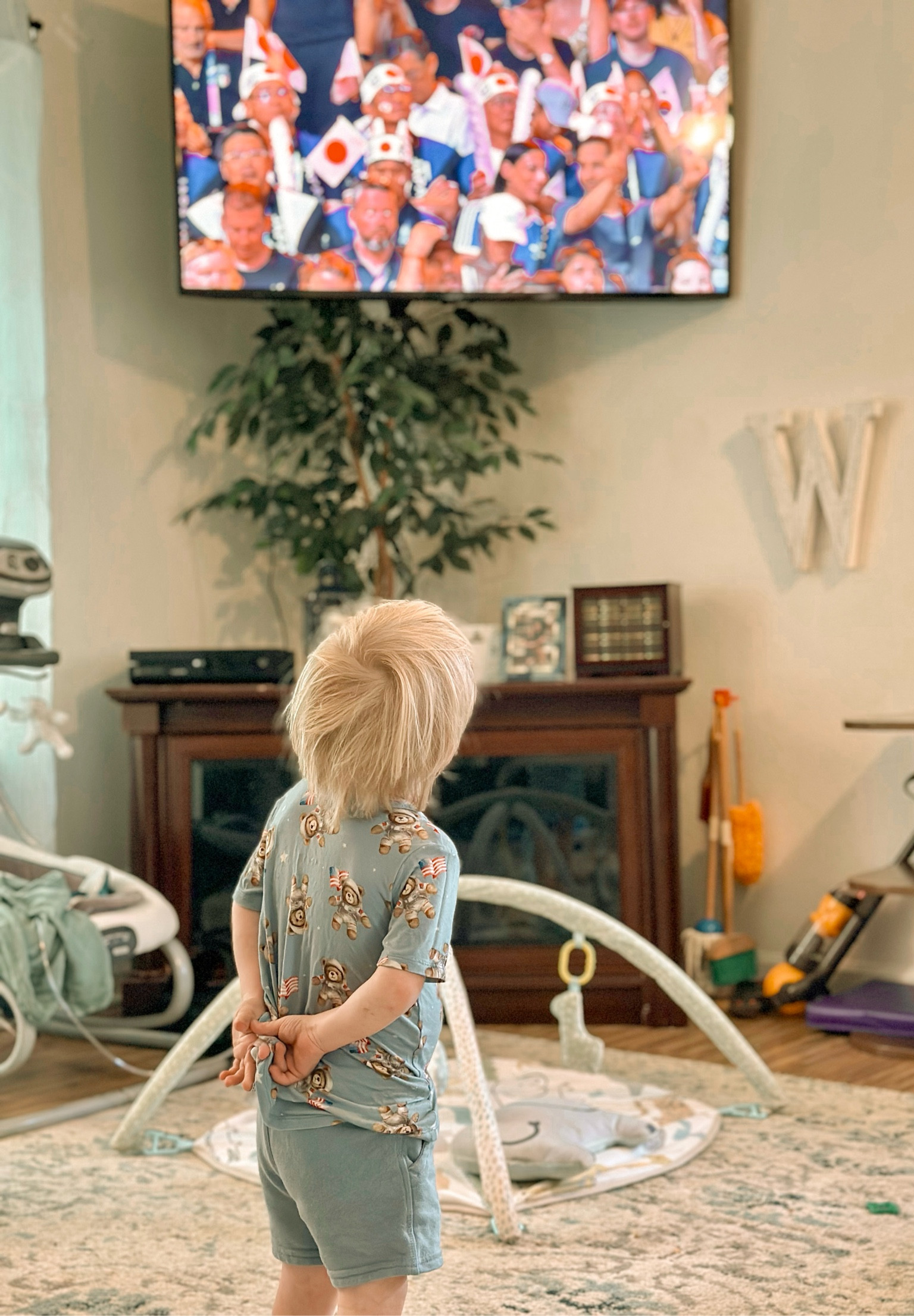 My toddler is loving watching the Olympics this morning! His favorite event so far is the pommel horse 

Posh Peanut | Bamboo Clothes | Toddler | Toddler Clothes | USA | America | Best Buy | Amazon | Smart TV | Baby 

#LTKBaby #LTKHome #LTKKids