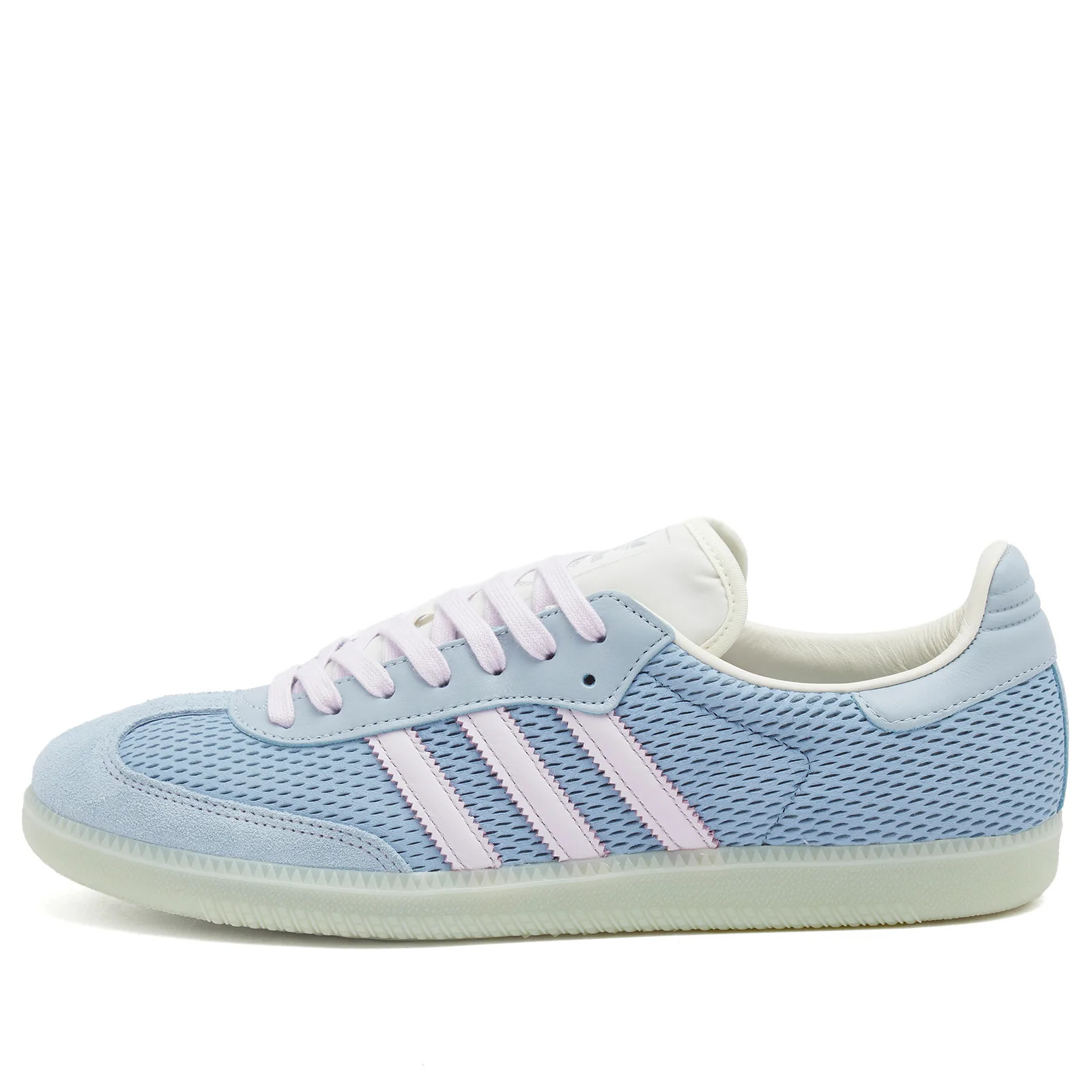 Adidas Samba OG Sneaker in Blue/Ice Lavender/Off White | END. Clothing