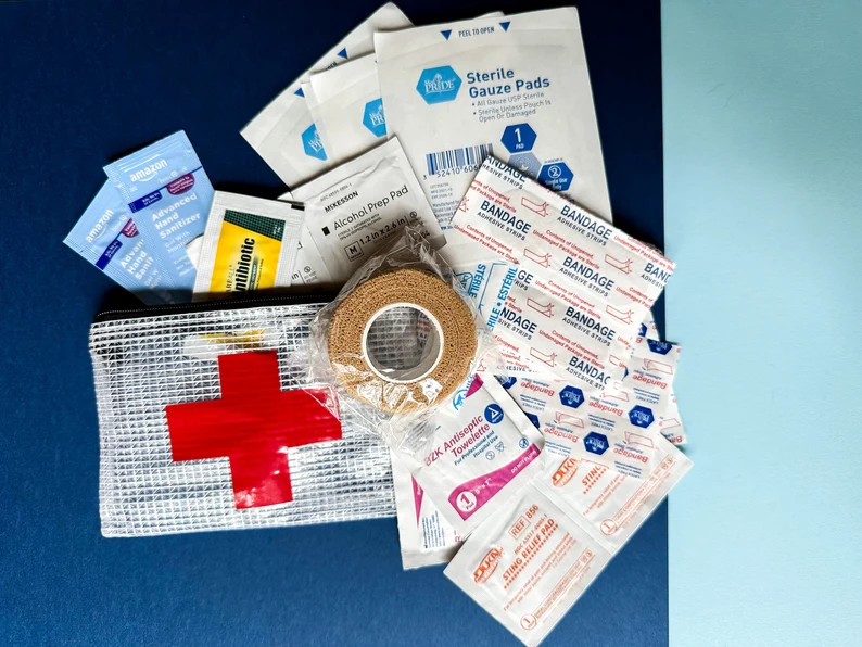 ON THE GO first aid kit; first aid kit; purse sized first aid; travel size | Etsy (US)