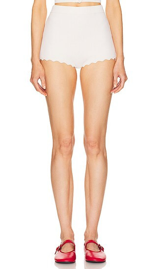Helsa Elvira Shorts in Cream. - size M (also in L, XL, XS) | Revolve Clothing (Global)