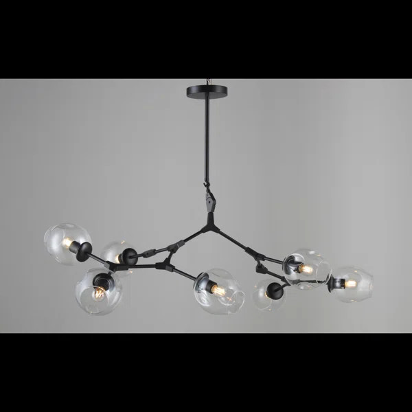 Chilcott 7 - Light Dimmable Sputnik Modern Linear Chandelier | Wayfair North America