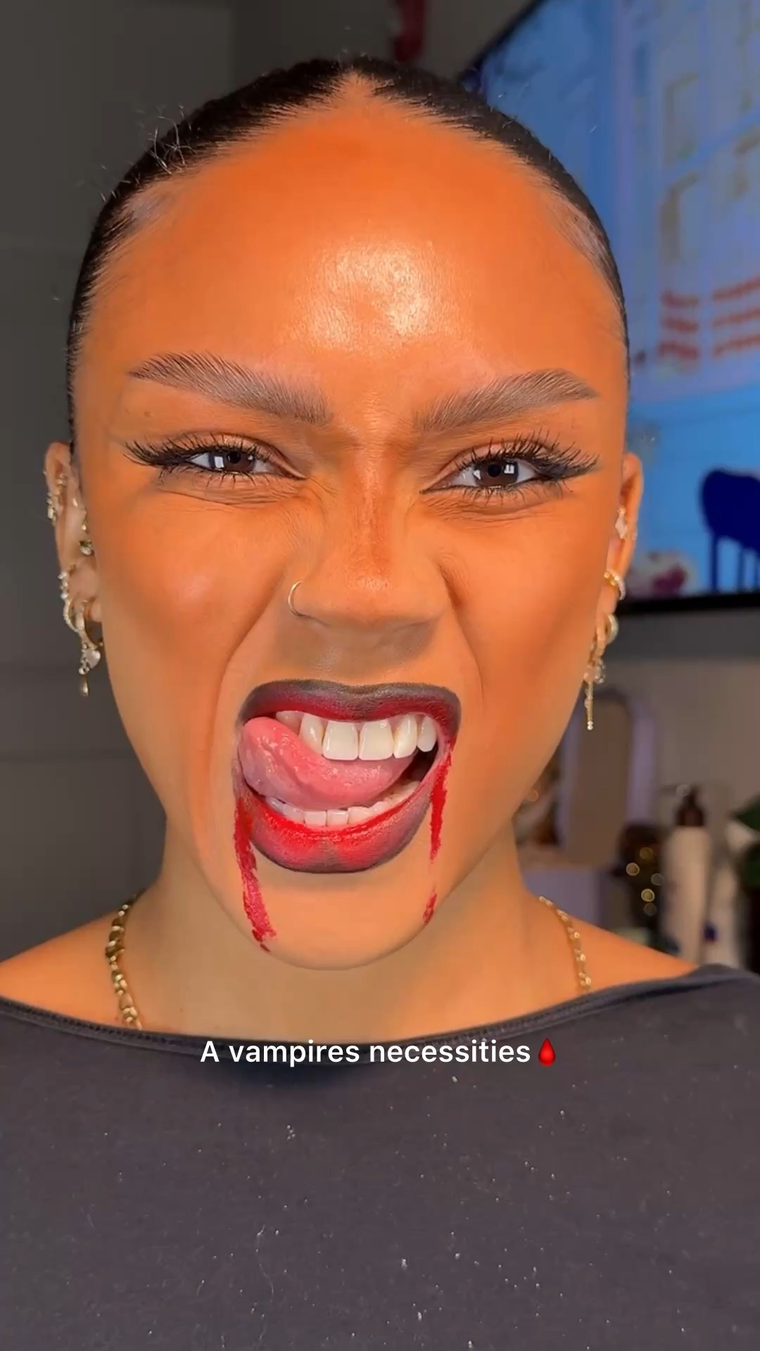  #ad #maybellinepartner Because of @maybelline and @Target, a vampire has everything she needs! #Target #TargetPartner @Targetstyle