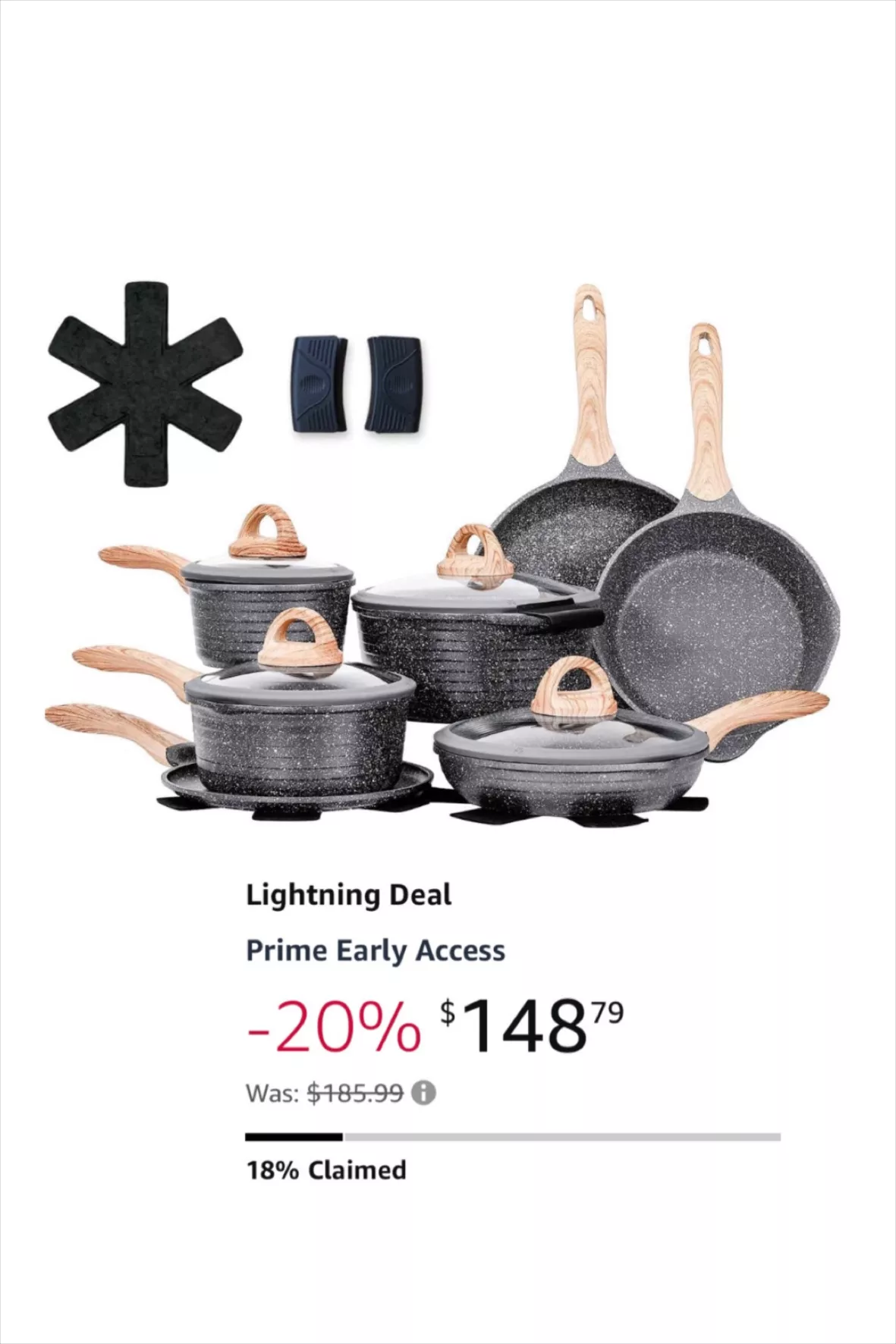 JEETEE Kitchen Pots and Pans Set … curated on LTK