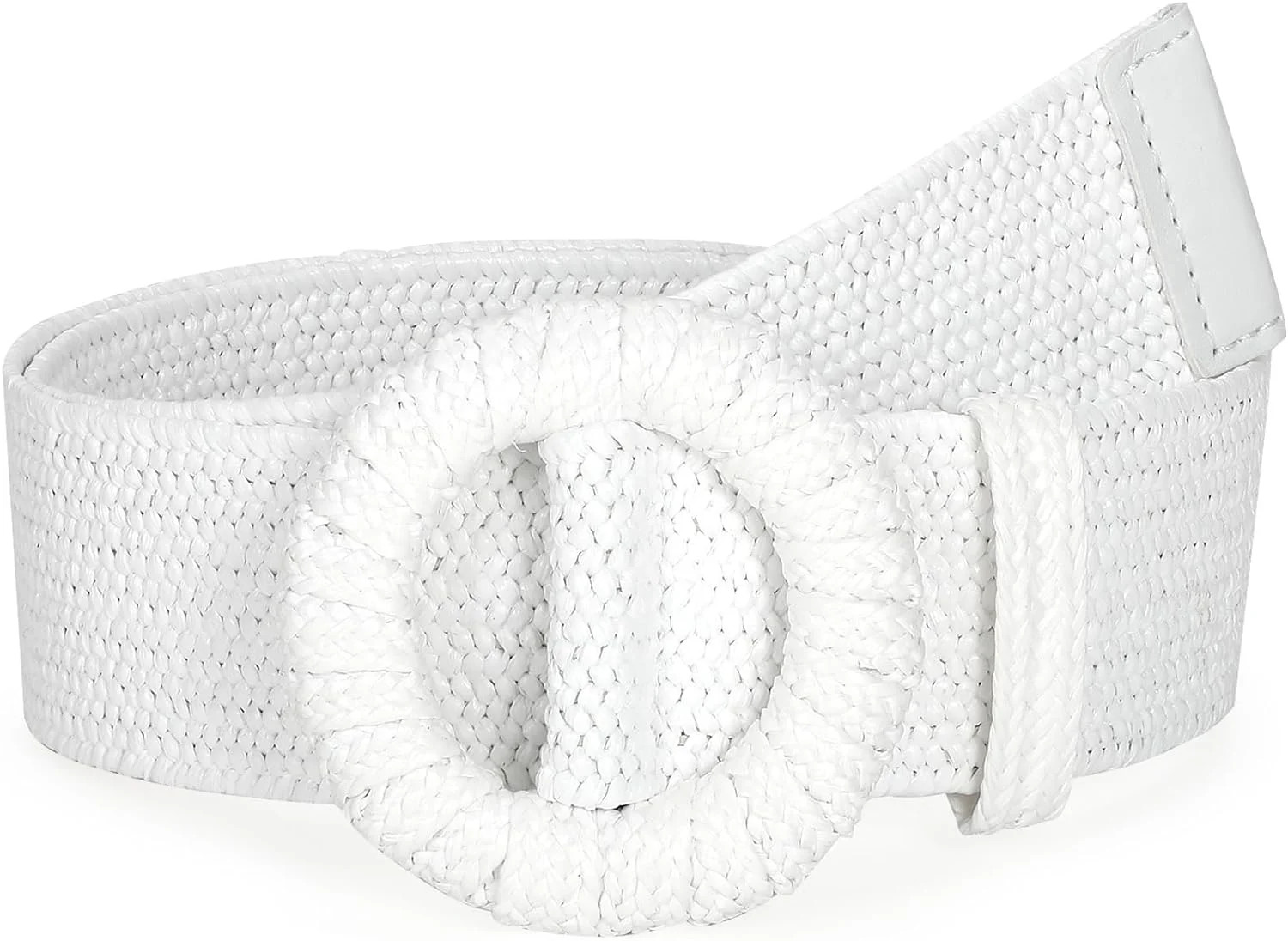 Straw Woven Elastic Belt for Women Stretchy Belts for Dress Fashion Boho Waist Belt Rattan Raffia... | Walmart (US)