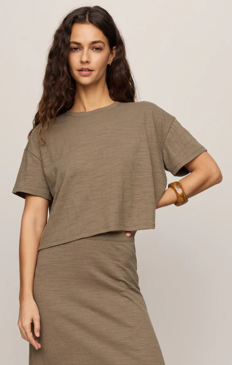 Sway Textured Cropped Tee | Z Supply
