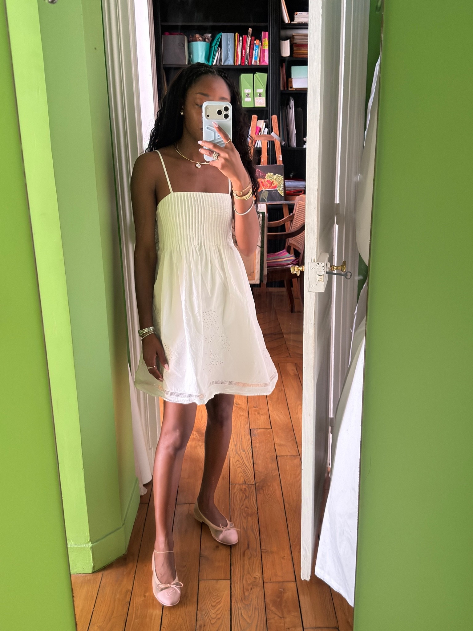 Easy J.Crew white Dress 🤍
