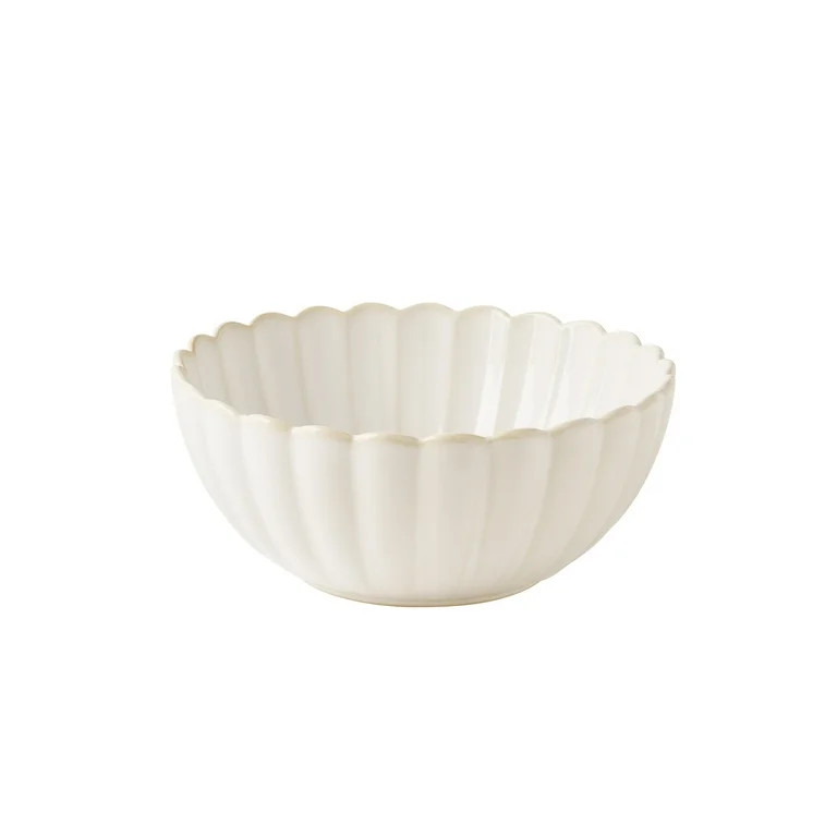 The Pioneer Woman Colette Stoneware Nesting Bowls, Cream, Set of 3 | Walmart (US)