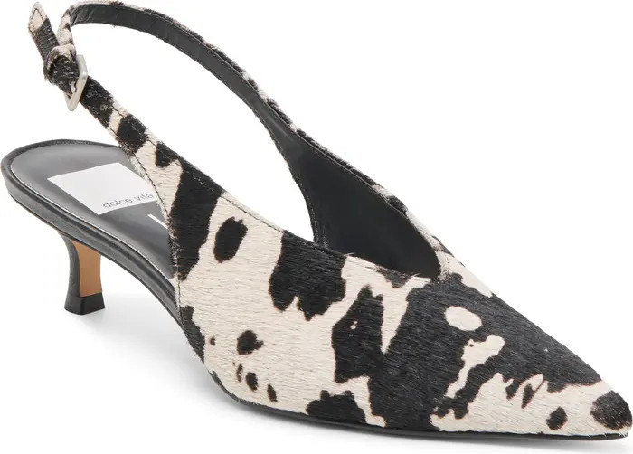 Alenna Slingback Pointed Toe Kitten Heel Pump (Women) | Nordstrom