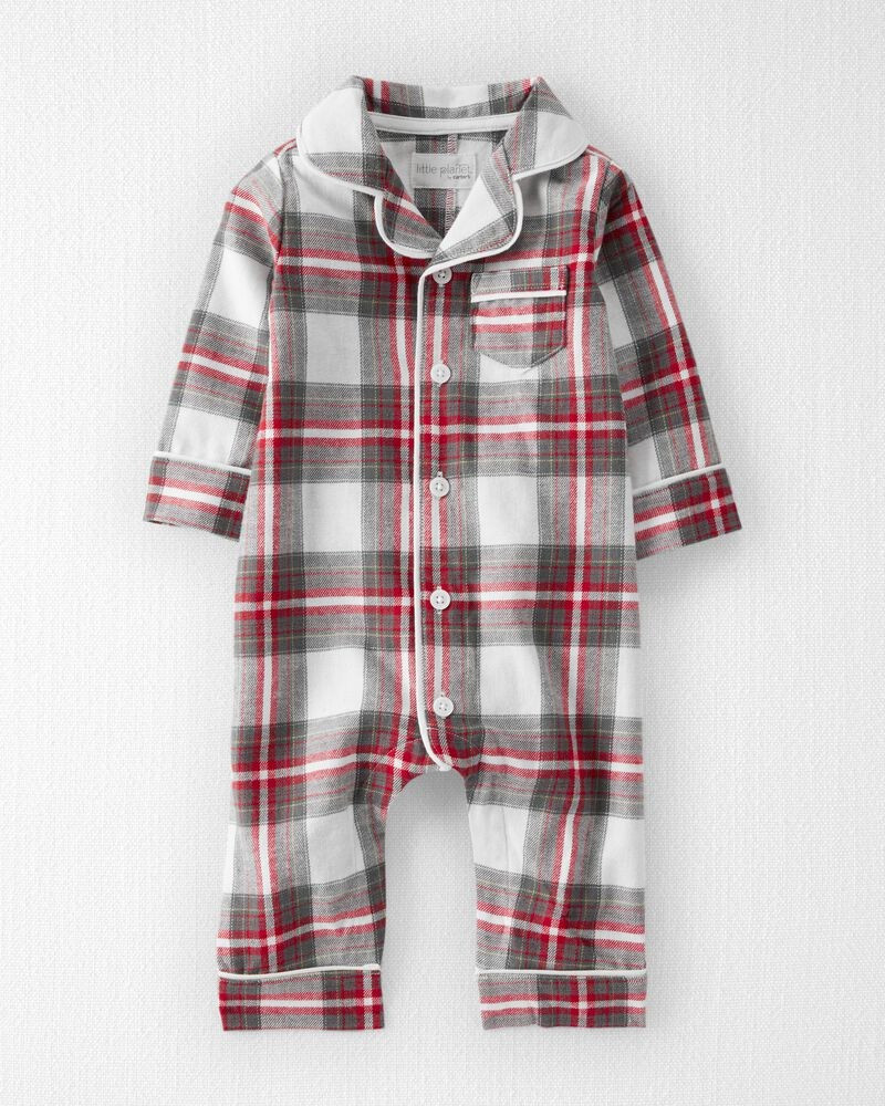Organic Cotton Flannel Coat Style Sleep & Play | OshKosh B'gosh