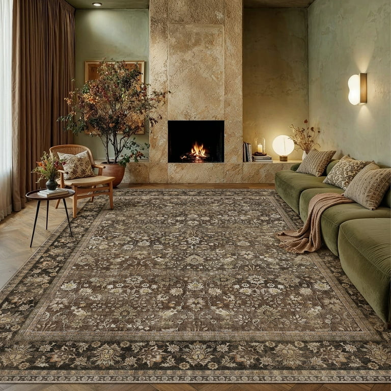 BERTHMEER 8'x10' Area Rugs for Living Room Dining Room Farmhouse Bedroom Office Oriental Vintage ... | Walmart (US)