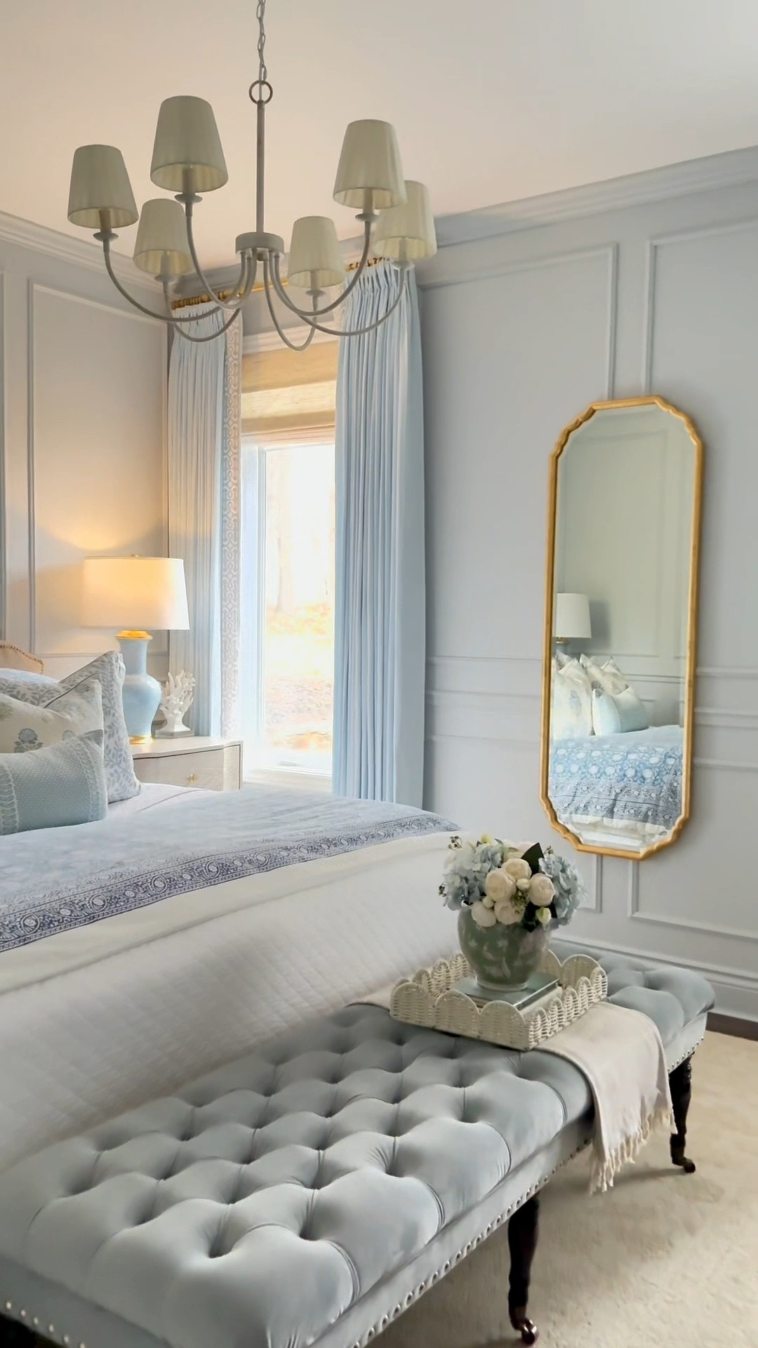 My love affair with blue is undeniable! We added more of these chic light blue drapes from @twopagescurtains  here in our bedroom and they’re just stunning, don’t you think? We love the light and airy look in here!

Use my code CITRINELVING for 22% off anything on the @twopagescurtains site!

DRAPERY DETAILS:

Fabric: Jawara
Color: Light Blue J401-23
Header style: Triple pleat
Trim: H61
Single panel: 67”W x 102”H 
Liner: Privacy
Memory Shape: Yes

#LTKhome #LTKstyletip