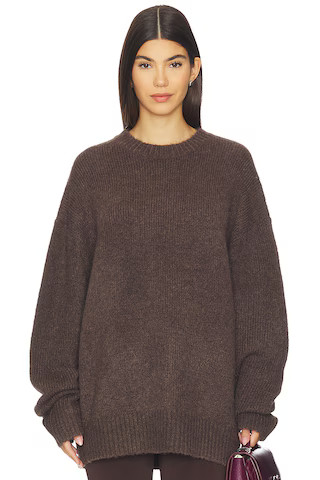 SEROYA May Sweater in Slate Brown from Revolve.com | Revolve Clothing (Global)