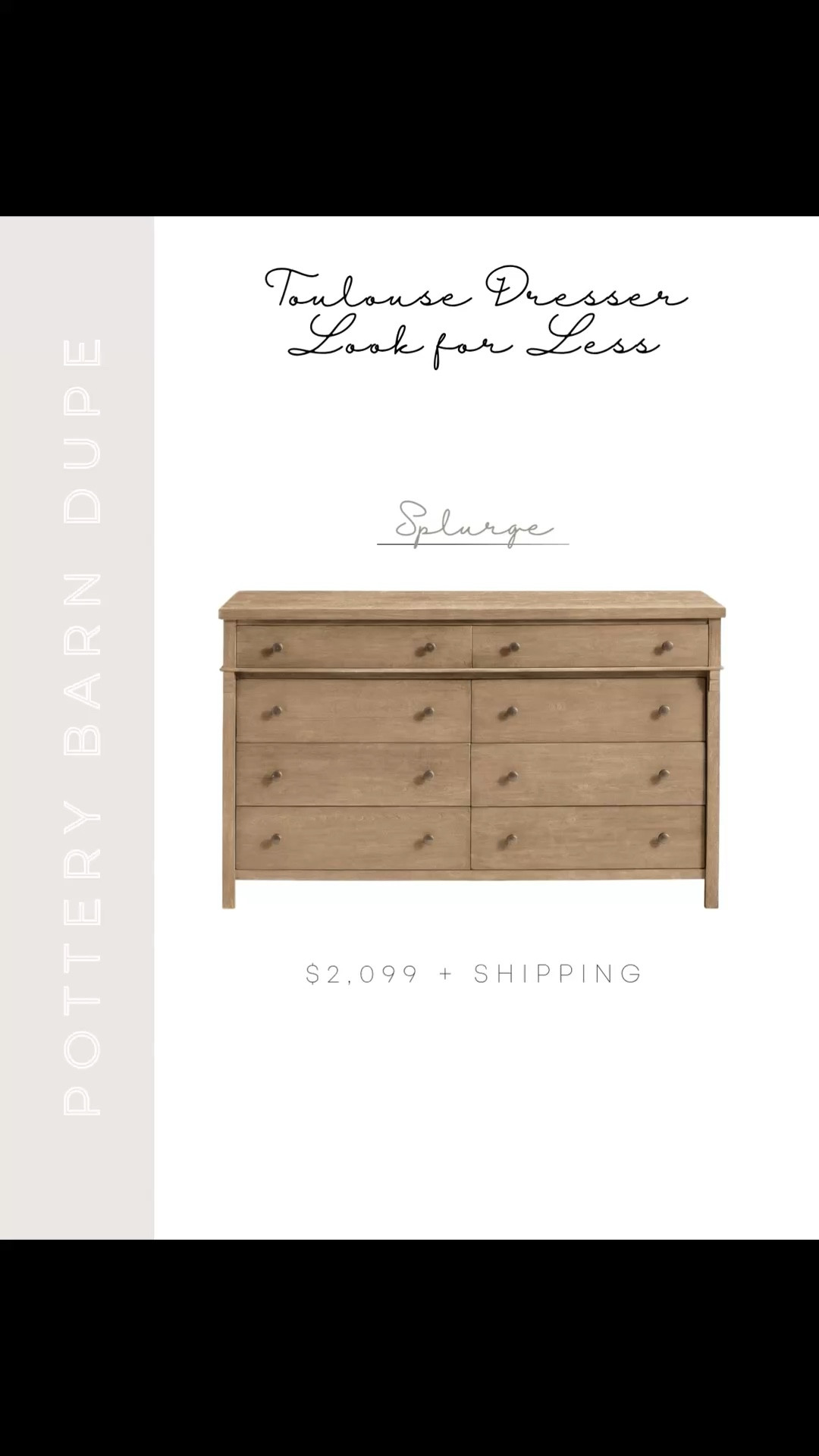 If you love the look of the Pottery Barn Toulouse bedroom collection but not the price tag, I’ve found the best look-for-less options for every piece, bed, dresser, and nightstand all in one place 🤍 Same warm wood tones and timeless style, just way more budget friendly. Linking everything here so you can easily shop the full look.

#LTKSaleAlert #LTKHome