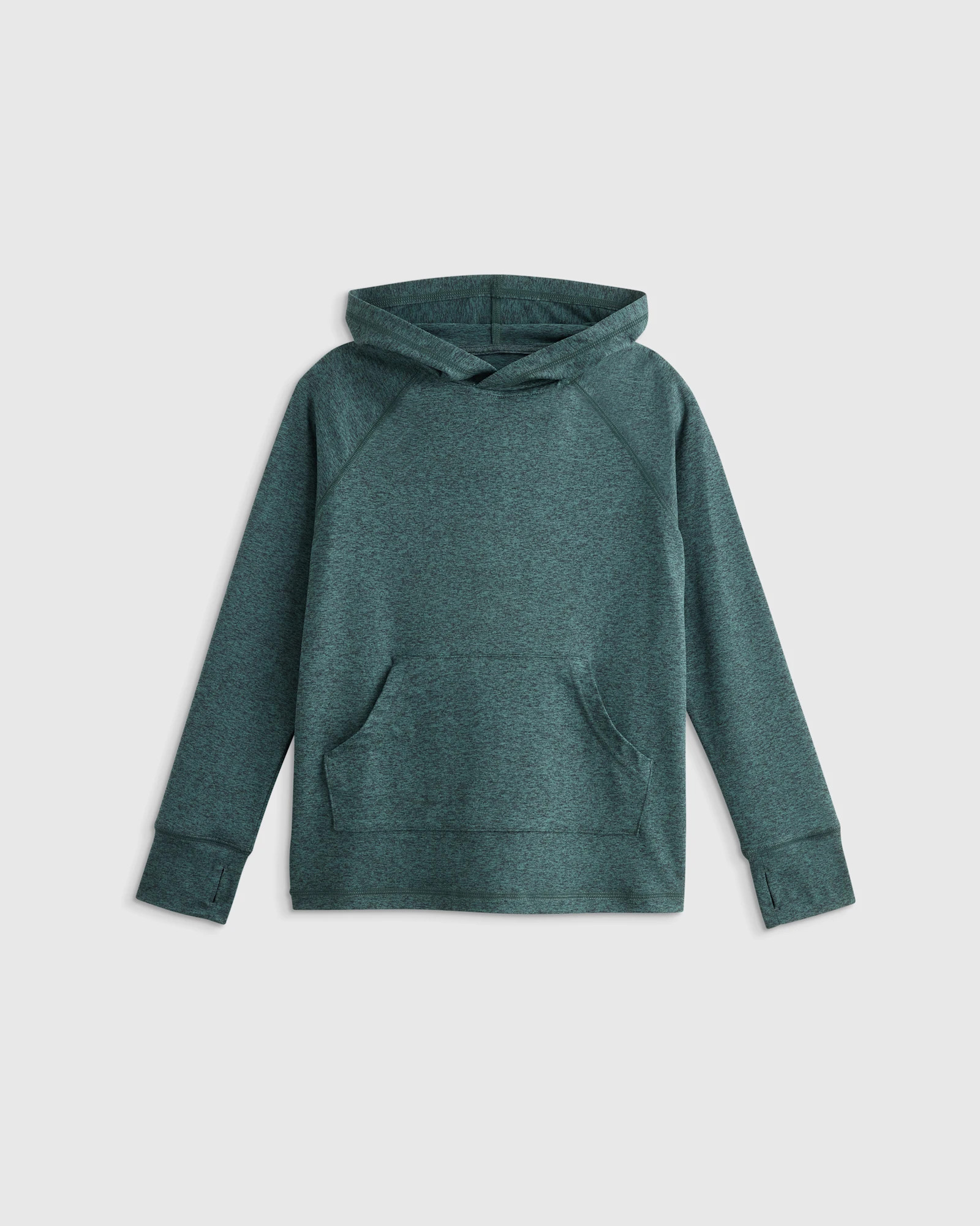 Quince | Flowknit Pullover Hoodie in Heather Navy, Size 3T, Recycled Polyester | Quince