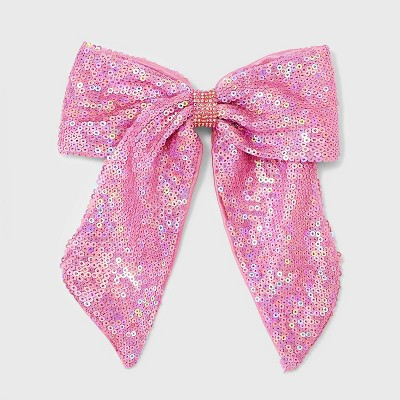 Girls' Sequin Bow Barrette - Cat & Jack™ | Target