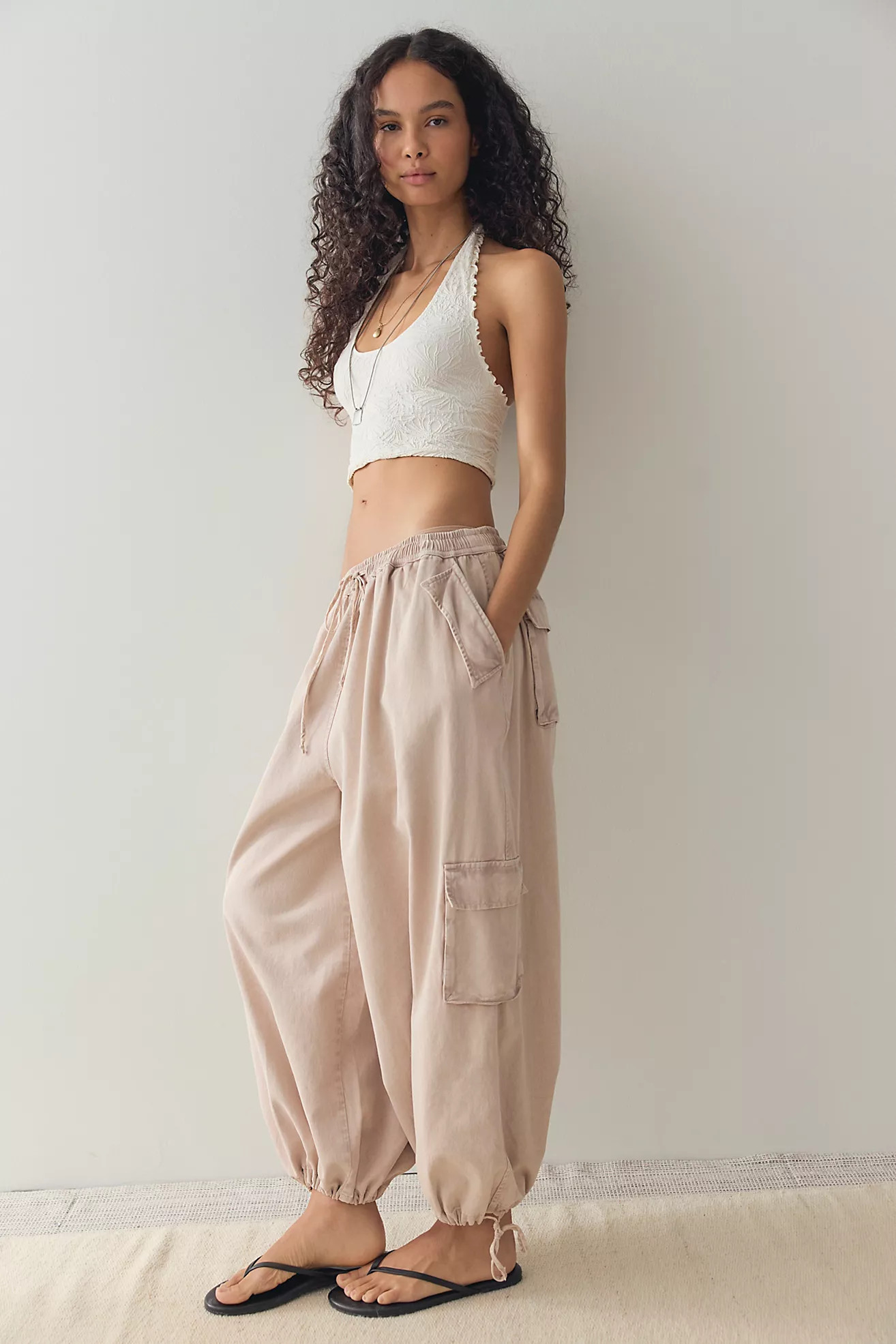 Bobbi Pull-On Cargo Trousers | Free People (Global - UK&FR Excluded)