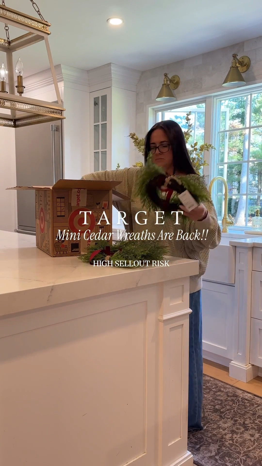 They’re back!! It’s amazing what a pretty, mini cedar wreath can do!✨

I’m loving this affordable, Christmas decor find! These viral mini wreaths are beautiful and come complete with a bow. (This video is from last year’s version and this current season’s wreaths come with a white bow) Hang these on your kitchen counter stools, dining chairs, or over your cabinetry. Tip: check for these periodically as they do restock, but sell quickly. Also try your local store for pickup.



#holidaydecor #neutralhome 

#LTKHome #LTKSeasonal #LTKFindsUnder50