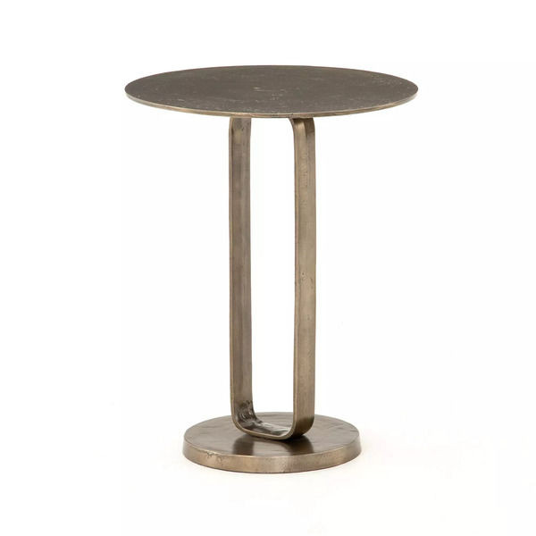 Douglas Aged Bronze End Table | Scout & Nimble