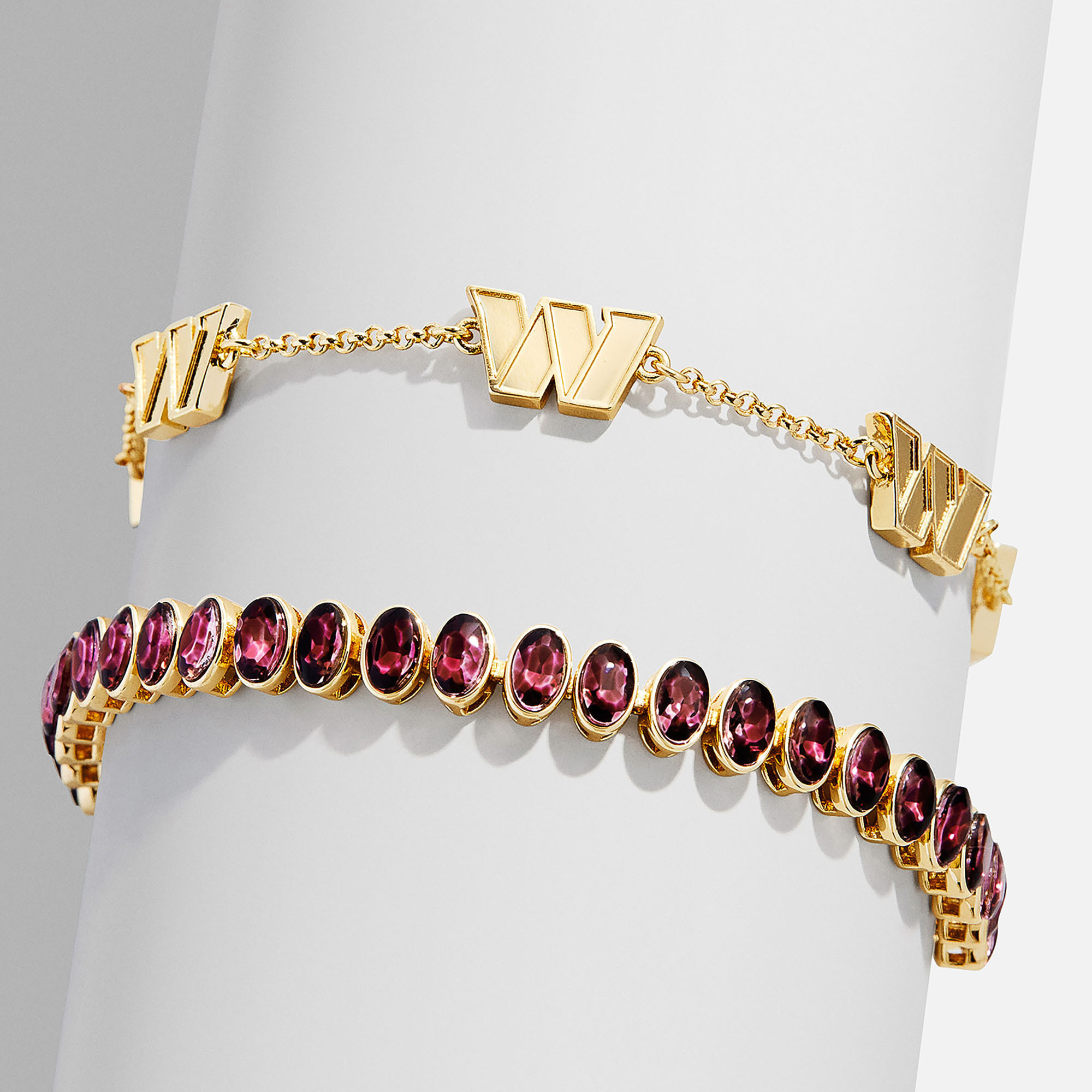 BaubleBar Washington Commanders Set of Two Tennis Bracelets | Fanatics