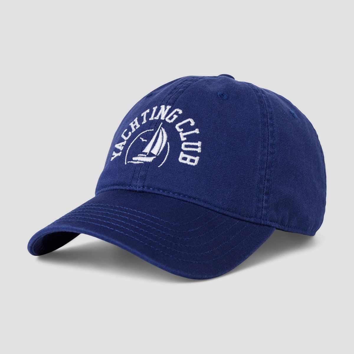 Men's Yacht Club Cotton Baseball Hat - Navy Blue | Target