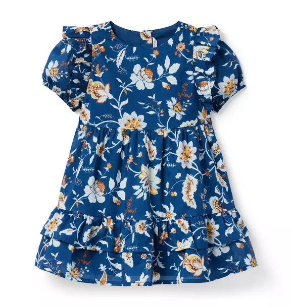 Paisley Floral Ruffle Dress | Janie and Jack