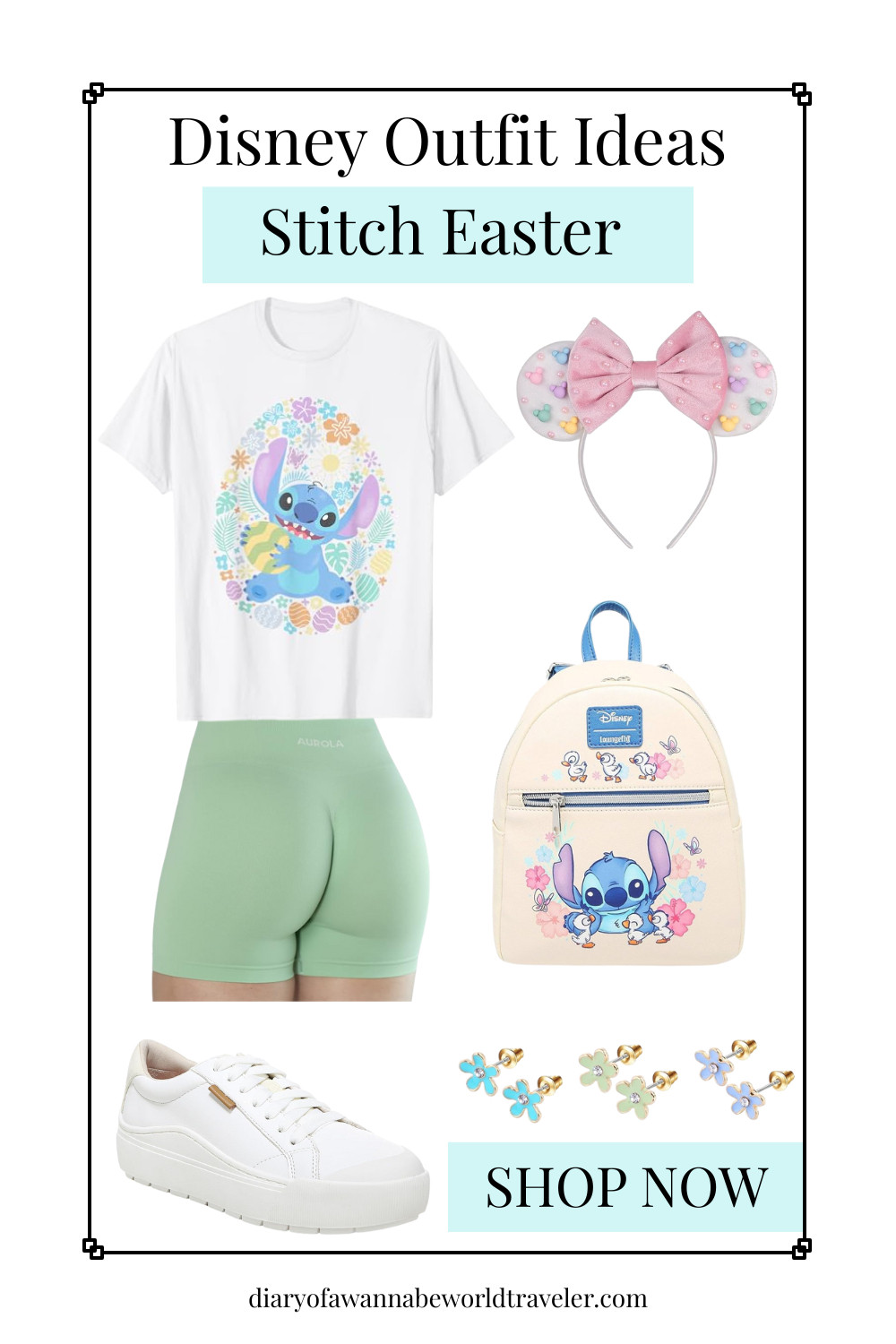 This Stitch Easter Disney outfit is playful, pastel, and perfect for spring at the parks! 🐰💙 Featuring soft Easter colors with Stitch-inspired details, this look is fun, comfy, and photo-ready for Easter weekend or spring Disney trips. A great option for Stitch fans who want festive vibes without a full costume. Shop the full Stitch Easter Disney look below!

Stitch Easter Disney outfit, Stitch Disney outfit, Easter Disney outfit, pastel Disney outfit, spring Disney outfit, cute Disney outfit, comfy Disney outfit, Disneybound Stitch look, Disney vacation outfits 

 #LTKgrwm #LTKootd #LTKSeasonal