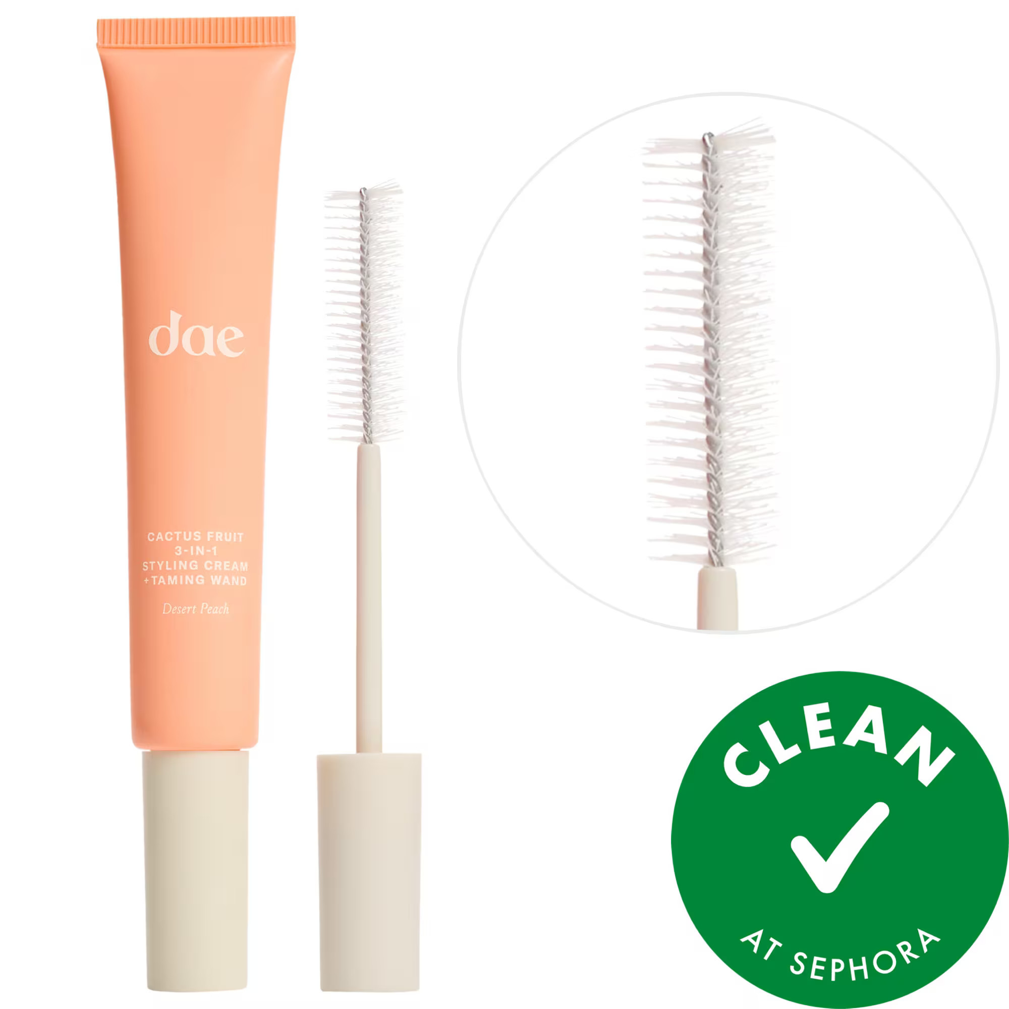 dae Cactus Fruit 3-in-1 Styling Cream with Taming Wand Desert Peach 0.6 oz/20 mL | Sephora (US)