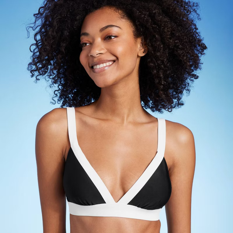 Women's Wide Band Triangle Bikini Top - Shade & Shore™ | Target