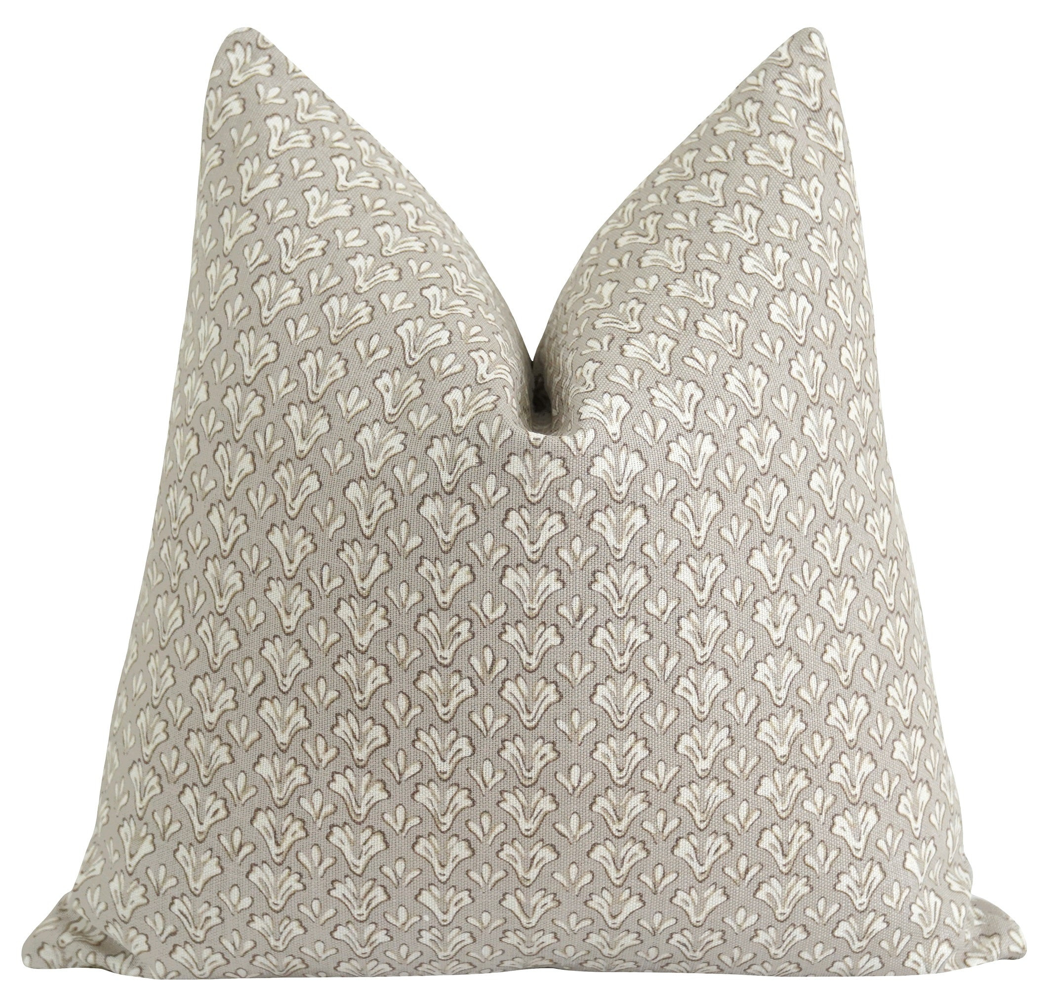 Selkirk Greige Small Floral Pillow | Land of Pillows
