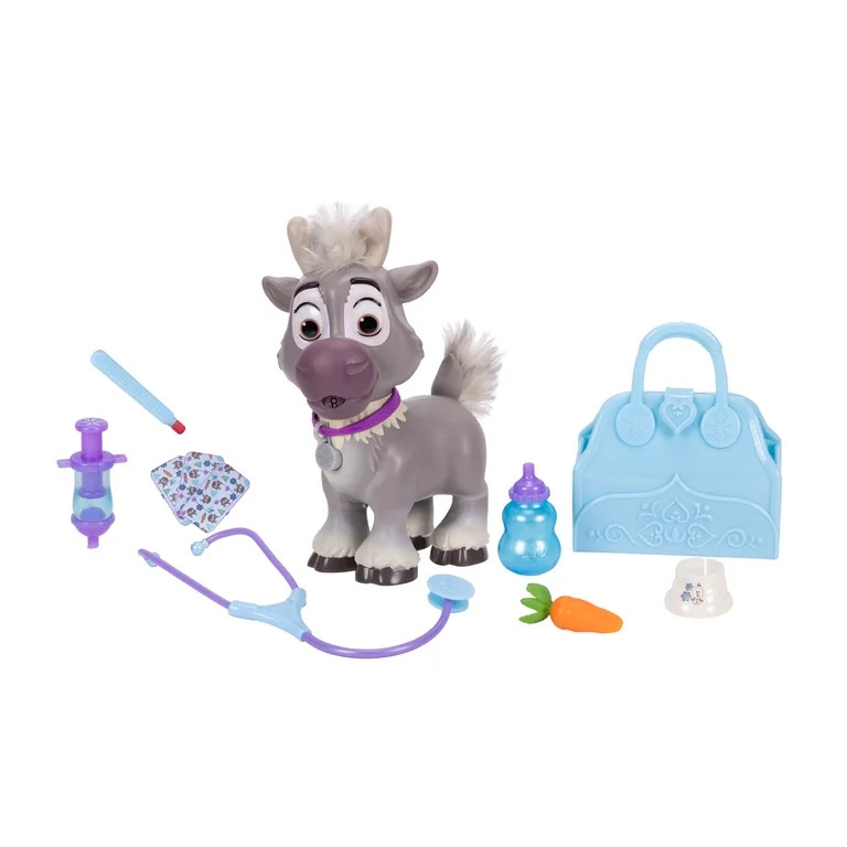 Disney Frozen Young Sven Vet Care Kit with Interactive Features and Accessories | Walmart (US)