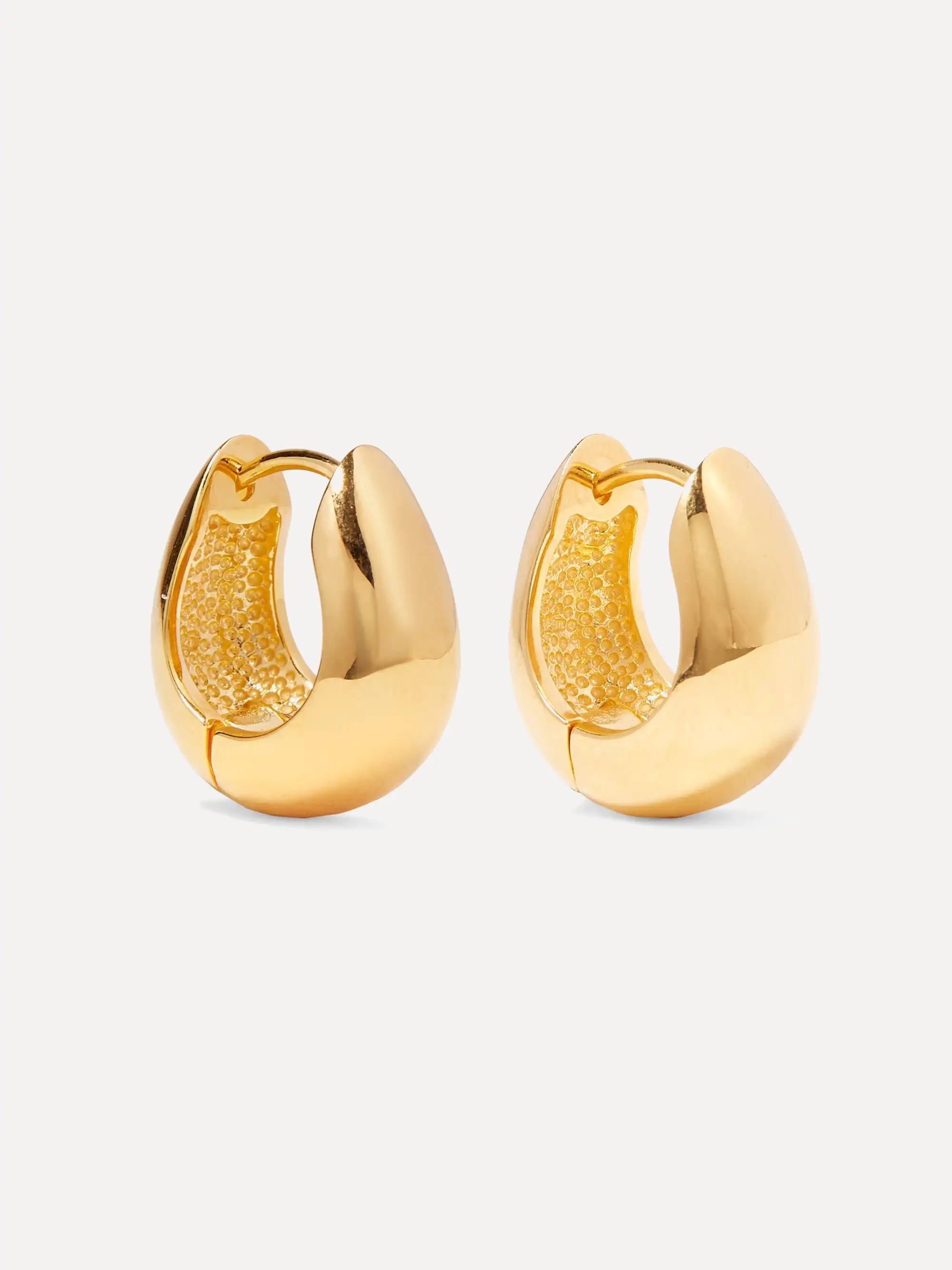 + NET SUSTAIN gold vermeil hoop earrings | NET-A-PORTER (US)