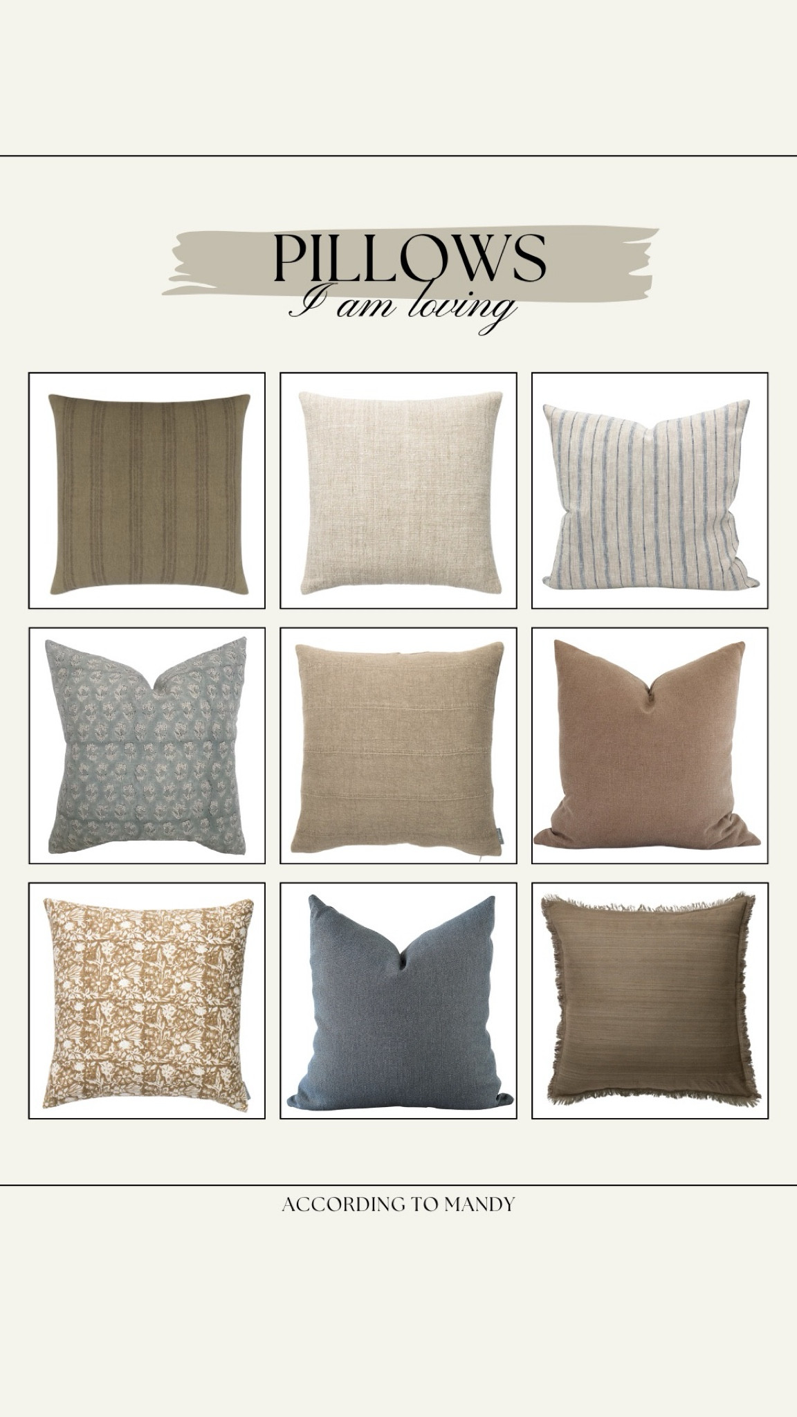 Pillows I am loving! 

pillows, pillow covers, home decor, home finds, etsy pillows, mcgee & co, lulu & georgia, sale, brown pillow, linen pillow, blue pillow, floral pillow, striped pillow, earthy home decor 

#LTKFindsUnder100 #LTKHome #LTKStyleTip